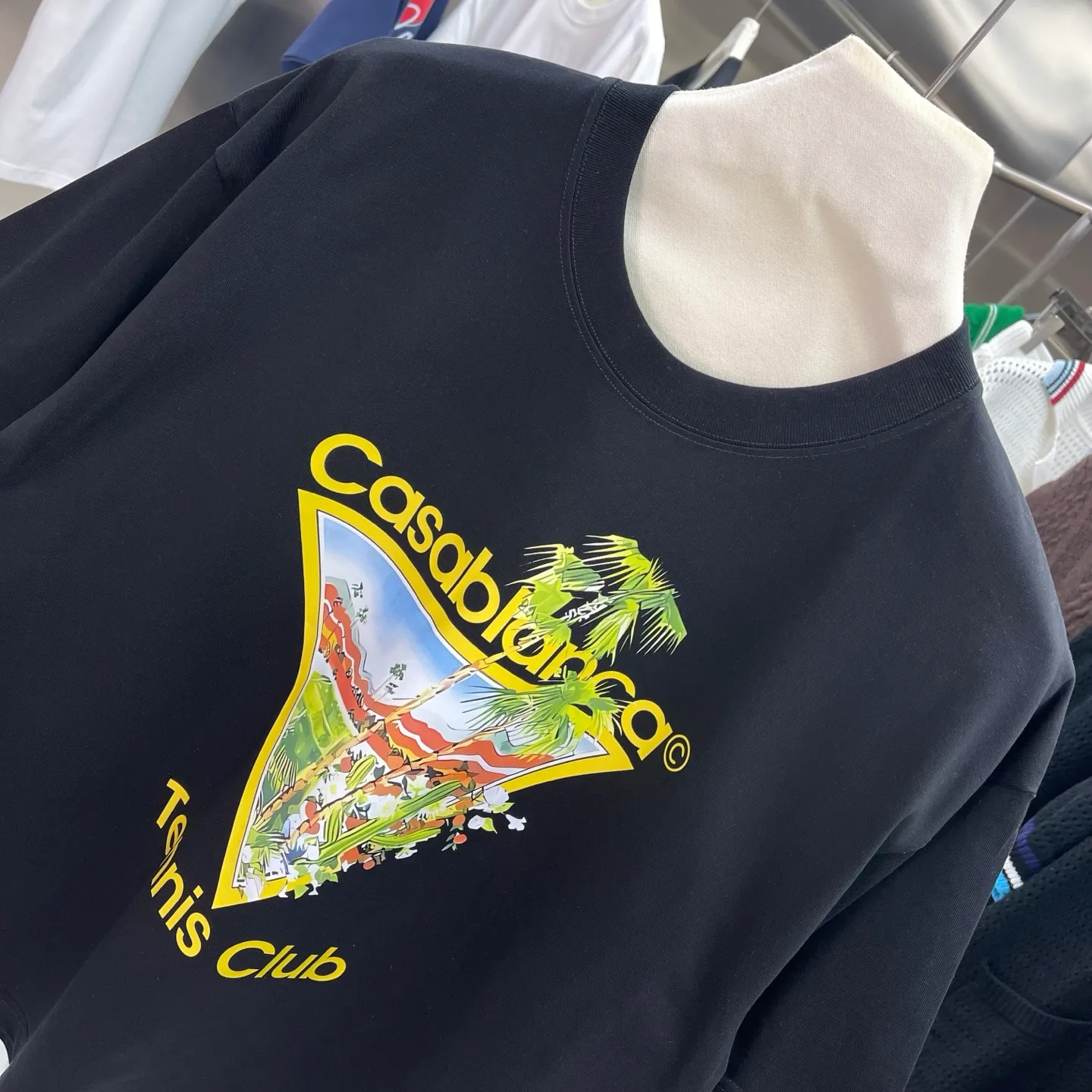 New Arrival Casablanca Classic Series T ～ ， ， 。 ， Classic ， In Stock ！ ：White Black Size：S M L XL XXL